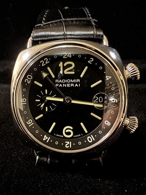 panerai 184 g radiomir gmt|panerai radiomir minute repeater.